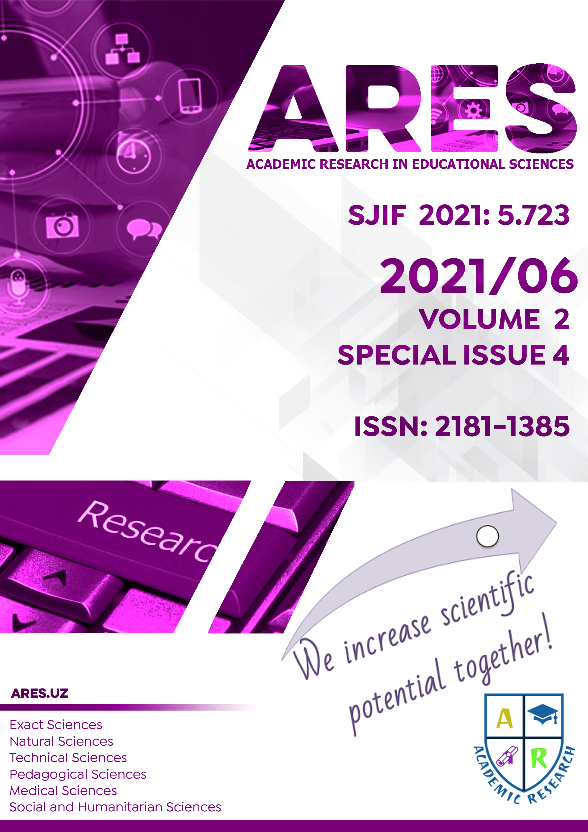 ARES Vol. 2 Special Issue 4, 2021